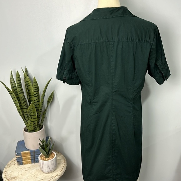 New York & Company shirt dress green size 14 - Picture 4 of 7